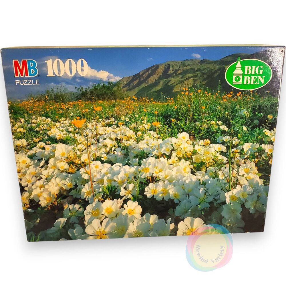 1996 Milton Bradley Anza Borrego 1000 PC Puzzle SEALED